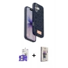 MARSİLYAN™- iPhone 17 Kılıf Vadi Klasik Serisi - Siyah Bilvis 3D Cam Ekran Koruyucu + Bilvis Titan Kamera Lens - GS