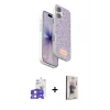 MARSİLYAN™- iPhone 17 Kılıf Vadi Klasik Serisi - Siyah Bilvis 3D Cam Ekran Koruyucu + Bilvis Titan Kamera Lens - GS