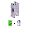 MARSİLYAN™- iPhone 17 Kılıf Vadi Klasik Serisi - Siyah Bilvis 5in1 3D Magic Cam Ekran Koruyucu + Raze Metal Kamera Lens - AKYL