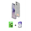MARSİLYAN™- iPhone 17 Kılıf Vadi Klasik Serisi - Siyah Bilvis 5in1 3D Magic Cam Ekran Koruyucu + Raze Metal Kamera Lens - AKYL
