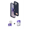 MARSİLYAN™- iPhone 17 Kılıf Vadi Klasik Serisi - Siyah Bilvis 5in1 3D Magic Cam Ekran Koruyucu + Bilvis Titan Kamera Lens - AKYL
