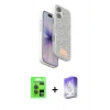MARSİLYAN™- iPhone 17 Kılıf Vadi Klasik Serisi - Siyah Bilvis 5in1 3D Magic Cam Ekran Koruyucu + Raze Metal Kamera Lens - GI