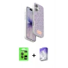 MARSİLYAN™- iPhone 17 Kılıf Vadi Klasik Serisi - Siyah Bilvis 5in1 3D Magic Cam Ekran Koruyucu + Raze Metal Kamera Lens - GI