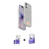 MARSİLYAN™- iPhone 17 Kılıf Vadi Klasik Serisi - Siyah Bilvis 5in1 5D Magic Hayalet Cam Ekran Koruyucu + Bilvis Titan Kamera Lens - AKMI