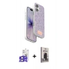 MARSİLYAN™- iPhone 17 Kılıf Vadi Klasik Serisi - Siyah Bilvis Hayalet Cam Ekran Koruyucu + Bilvis Titan Kamera Lens - SH