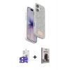 MARSİLYAN™- iPhone 17 Kılıf Vadi Klasik Serisi - Siyah Bilvis Hayalet Cam Ekran Koruyucu + Bilvis Titan Kamera Lens - SH