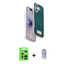MARSİLYAN™- iPhone 17 Kılıf Vadi Klasik Serisi - Siyah Joko Magic 5D Cam + Raze Metal Kamera Lens - AKMR