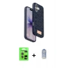 MARSİLYAN™- iPhone 17 Kılıf Vadi Klasik Serisi - Siyah Joko Magic 5D Cam + Raze Metal Kamera Lens - AKMR