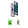 MARSİLYAN™- iPhone 17 Kılıf Vadi Klasik Serisi - Siyah Joko Magic 5D Hayalet Cam + Raze Metal Kamera Lens - AKMR