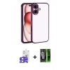 MARSİLYAN™- iPhone 17 Kılıf Vadi Minimal - Şeffaf 360 Full Body Arka Koruyucu + Bilvis Titan Kamera Lens - AKYL