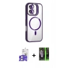 MARSİLYAN™- iPhone 17 Kılıf Yadigar Asil Koleksiyonu - Şeffaf 360 Full Body Arka Koruyucu + Bilvis Titan Kamera Lens - AKYL