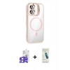 MARSİLYAN™- iPhone 17 Kılıf Yadigar Asil Koleksiyonu - Şeffaf Pasifik Cam Ekran Koruyucu + Bilvis Titan Kamera Lens - LA