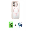 MARSİLYAN™- iPhone 17 Kılıf Yadigar Asil Koleksiyonu - Siyah 3D Antistatik Seramik Nano Ekran Koruyucu + Raze Metal Kamera Lens - AKYL