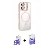 MARSİLYAN™- iPhone 17 Kılıf Yadigar Asil Koleksiyonu - Siyah Bilvis 5in1 5D Magic Hayalet Cam Ekran Koruyucu + Bilvis Titan Kamera Lens - GS