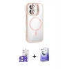 MARSİLYAN™- iPhone 17 Kılıf Yadigar Asil Koleksiyonu - Siyah Bilvis 5in1 5D Magic Hayalet Cam Ekran Koruyucu + Bilvis Titan Kamera Lens - AKMI
