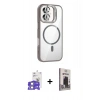 MARSİLYAN™- iPhone 17 Kılıf Yadigar Asil Koleksiyonu - Siyah Bilvis Hayalet Cam Ekran Koruyucu + Bilvis Titan Kamera Lens - GS