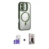 MARSİLYAN™- iPhone 17 Kılıf Yadigar Asil Koleksiyonu - Siyah Bilvis Hayalet Cam Ekran Koruyucu + Bilvis Titan Kamera Lens - LA