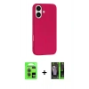 MARSİLYAN™- iPhone 17 Kılıf Yankı Form Serisi - Şeffaf 360 Full Body Arka Koruyucu + Raze Metal Kamera Lens - GI