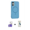 MARSİLYAN™- iPhone 17 Kılıf Yankı Form Serisi - Şeffaf Pasifik Cam Ekran Koruyucu + Bilvis Titan Kamera Lens - AKYL