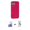 MARSİLYAN™- iPhone 17 Kılıf Yankı Form Serisi - Şeffaf Pasifik Cam Ekran Koruyucu + Bilvis Titan Kamera Lens - AKMI
