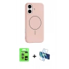 MARSİLYAN™- iPhone 17 Kılıf Yankı Form Serisi - Siyah 3D Antistatik Cam Ekran Koruyucu + Raze Metal Kamera Lens - AKMR