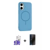 MARSİLYAN™- iPhone 17 Kılıf Yankı Form Serisi - Siyah 3D Antistatik Hayalet Cam Ekran Koruyucu + Bilvis Titan Kamera Lens - AKMI