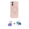 MARSİLYAN™- iPhone 17 Kılıf Yankı Form Serisi - Siyah 3D Antistatik Seramik Nano Ekran Koruyucu + Bilvis Titan Kamera Lens - AKYL