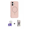 MARSİLYAN™- iPhone 17 Kılıf Yankı Form Serisi - Siyah Bilvis 3D Cam Ekran Koruyucu + Bilvis Titan Kamera Lens - AKYL