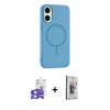 MARSİLYAN™- iPhone 17 Kılıf Yankı Form Serisi - Siyah Bilvis 3D Cam Ekran Koruyucu + Bilvis Titan Kamera Lens - AKYL