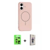 MARSİLYAN™- iPhone 17 Kılıf Yankı Form Serisi - Siyah Bilvis 3D Cam Ekran Koruyucu + Raze Metal Kamera Lens - GS