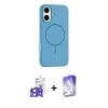 MARSİLYAN™- iPhone 17 Kılıf Yankı Form Serisi - Siyah Bilvis 5in1 3D Magic Cam Ekran Koruyucu + Bilvis Titan Kamera Lens - AKMI