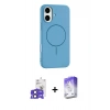 MARSİLYAN™- iPhone 17 Kılıf Yankı Form Serisi - Siyah Bilvis 5in1 3D Magic Cam Ekran Koruyucu + Bilvis Titan Kamera Lens - SH