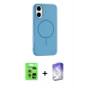 MARSİLYAN™- iPhone 17 Kılıf Yankı Form Serisi - Siyah Bilvis 5in1 3D Magic Cam Ekran Koruyucu + Raze Metal Kamera Lens - GS
