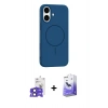 MARSİLYAN™- iPhone 17 Kılıf Yankı Form Serisi - Siyah Bilvis 5in1 5D Magic Hayalet Cam Ekran Koruyucu + Bilvis Titan Kamera Lens - SH