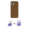 MARSİLYAN™- iPhone 17 Kılıf Yankı Form Serisi - Siyah Bilvis 5in1 5D Magic Hayalet Cam Ekran Koruyucu + Bilvis Titan Kamera Lens - SH