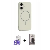 MARSİLYAN™- iPhone 17 Kılıf Yankı Form Serisi - Siyah Bilvis Hayalet Cam Ekran Koruyucu + Bilvis Titan Kamera Lens - AKYL