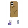 MARSİLYAN™- iPhone 17 Kılıf Yankı Form Serisi - Siyah Joko Magic 5D Cam + Bilvis Titan Kamera Lens - AKYL