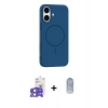 MARSİLYAN™- iPhone 17 Kılıf Yankı Form Serisi - Siyah Joko Magic 5D Cam + Bilvis Titan Kamera Lens - AKYL