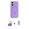 MARSİLYAN™- iPhone 17 Kılıf Yankı Form Serisi - Siyah Joko Magic 5D Cam + Bilvis Titan Kamera Lens - AKYL