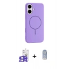 MARSİLYAN™- iPhone 17 Kılıf Yankı Form Serisi - Siyah Joko Magic 5D Cam + Bilvis Titan Kamera Lens - LA
