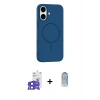MARSİLYAN™- iPhone 17 Kılıf Yankı Form Serisi - Siyah Joko Magic 5D Cam + Bilvis Titan Kamera Lens - SH