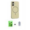 MARSİLYAN™- iPhone 17 Kılıf Yankı Form Serisi - Siyah Joko Magic 5D Cam + Raze Metal Kamera Lens - GS
