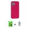 MARSİLYAN™- iPhone 17 Kılıf Yankı Form Serisi - Siyah Joko Magic 5D Cam + Raze Metal Kamera Lens - AKYL