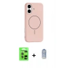 MARSİLYAN™- iPhone 17 Kılıf Yankı Form Serisi - Siyah Joko Magic 5D Cam + Raze Metal Kamera Lens - AKYL