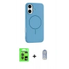 MARSİLYAN™- iPhone 17 Kılıf Yankı Form Serisi - Siyah Joko Magic 5D Cam + Raze Metal Kamera Lens - GI