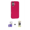 MARSİLYAN™- iPhone 17 Kılıf Yankı Form Serisi - Siyah Joko Magic 5D Hayalet Cam + Bilvis Titan Kamera Lens - GS