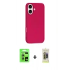 MARSİLYAN™- iPhone 17 Kılıf Yankı Form Serisi - Siyah Joko Magic 5D Hayalet Cam + Raze Metal Kamera Lens - AKMI