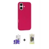 MARSİLYAN™- iPhone 17 Kılıf Yankı Form Serisi - Siyah Joko Magic 5D Hayalet Cam + Bilvis Titan Kamera Lens - SH