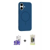 MARSİLYAN™- iPhone 17 Kılıf Yankı Form Serisi - Siyah Joko Magic 5D Hayalet Cam + Bilvis Titan Kamera Lens - SH