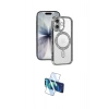 MARSİLYAN™- iPhone 17 Kılıf Zirve Doku Prime - Siyah 3D Antistatik Seramik Nano Ekran Koruyucu